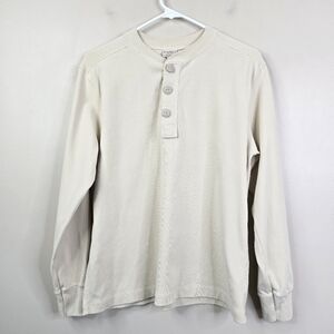 Filson Mens Long Sleeve Minimalistic Cotton Henley Shirt Large